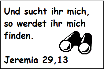 Jeremia 29,13
