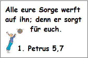 1. Petrus 5,7